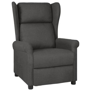 ARDEBO.de - Relaxsessel Dunkelgrau Stoff