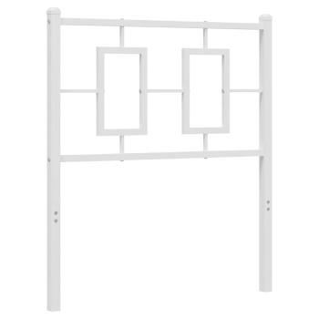 Ersatz-Kopfteil Metall Weiß 75 cm