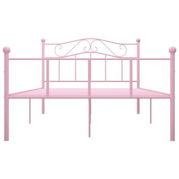 Bettgestell Rosa Metall 160x200 cm