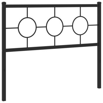 Ersatz-Kopfteil Metall Schwarz 107 cm