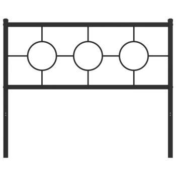 Ersatz-Kopfteil Metall Schwarz 107 cm