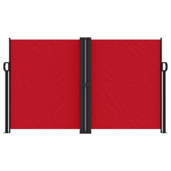 Seitenmarkise Ausziehbar Rot 140x1200 cm