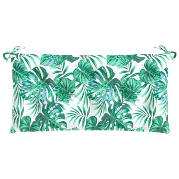 Gartenbank-Auflage Blattmuster 110x50x7 cm Oxford-Gewebe