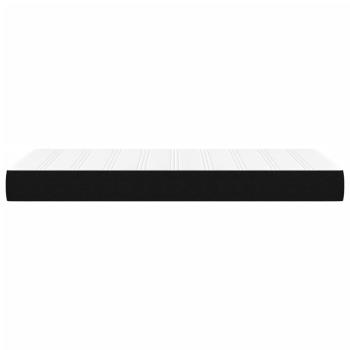 Taschenfederkernmatratze Mittel Schwarz 120x190x20 cm Stoff