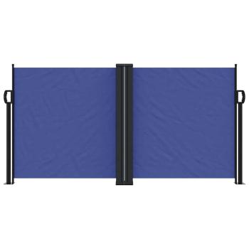 Seitenmarkise Ausziehbar Blau 120x600 cm