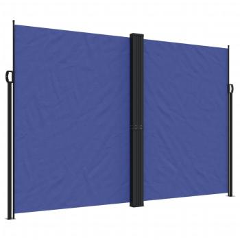 Seitenmarkise Ausziehbar Blau 220x600 cm