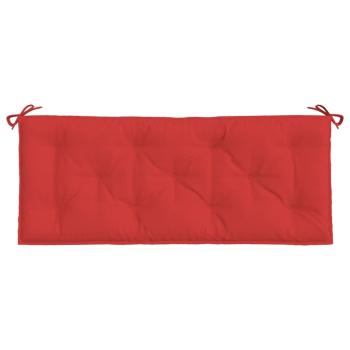 Gartenbank-Auflagen 2 Stk. Rot 120x50x7 cm Oxford-Gewebe