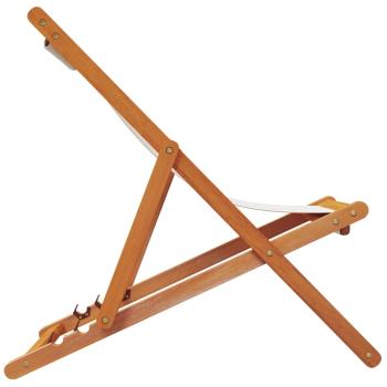 Klappstühle, 2 Stück, cremeweißer Stoff
