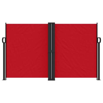Seitenmarkise Ausziehbar Rot 140x1000 cm
