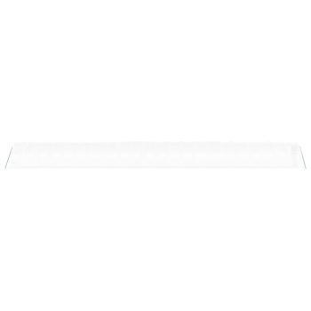 Gewächshaus mit Stahlrahmen Weiß 66 m² 22x3x2 m