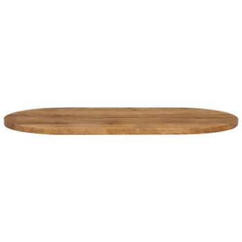 Tischplatte 120x60x2,5 cm Oval Massivholz Mango