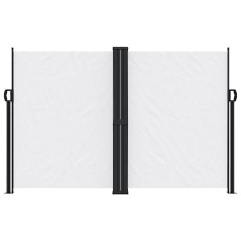 Seitenmarkise Ausziehbar Weiß 160x600 cm