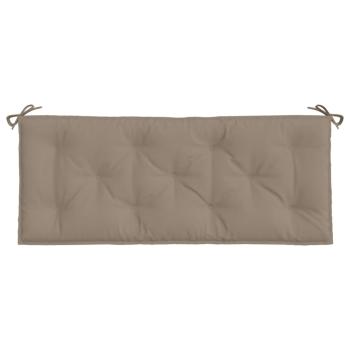 Gartenbank-Auflagen 2 Stk. Taupe 120x50x7 cm Oxford-Gewebe