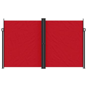 Seitenmarkise Ausziehbar Rot 200x1000 cm