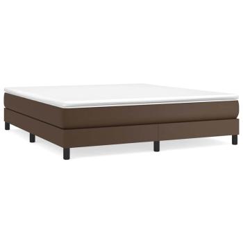 Boxspringbettgestell Braun 180x200 cm Kunstleder
