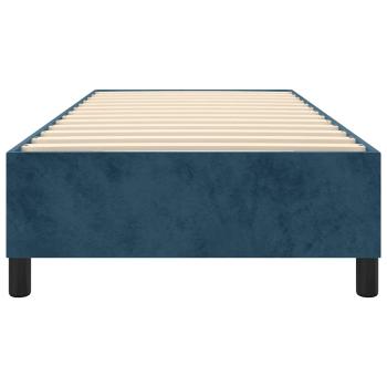 Boxspringbettgestell Dunkelblau 80x200 cm Samt