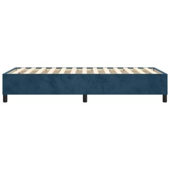 Boxspringbettgestell Dunkelblau 80x200 cm Samt