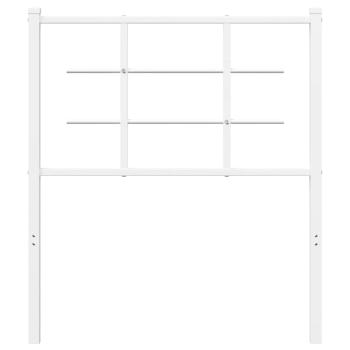 Ersatz-Kopfteil Metall Weiß 75 cm