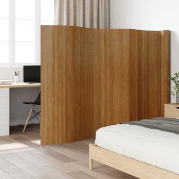 ARDEBO.de - Paravent Braun Breite 800 cm Höhe 165 cm Bambus
