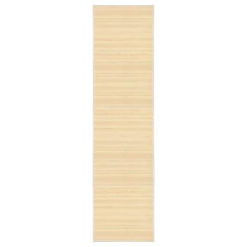 ARDEBO.de - Teppich Bambus 80x300 cm Natur