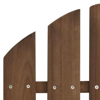 Adirondack-Gartenst?hle mit Tisch Massivholz Tanne Braun