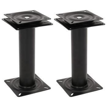 ARDEBO.de - Bootssitz-Podeste 2 Stk. 360° Drehbar Stahl