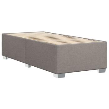Bettgestell ohne Matratze Taupe 90x200 cm Stoff