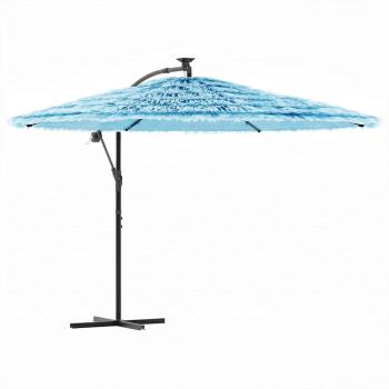 Sonnenschirm mit Stahlmast Blau 290x290x238 cm