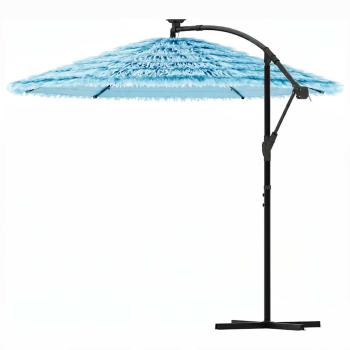 Sonnenschirm mit Stahlmast Blau 290x290x238 cm