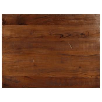 ARDEBO.de - Tischplatte 80x70x2,5 cm Rechteckig Altholz Massiv