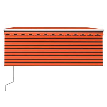 Markise Automatisch mit Rollo LED Windsensor 3,5x2,5 m