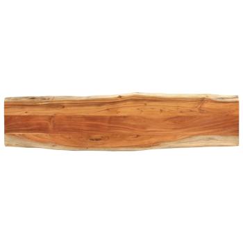 ARDEBO.de - Tischplatte 160x40x3,8cm Rechteckig Massivholz Akazie Baumkante