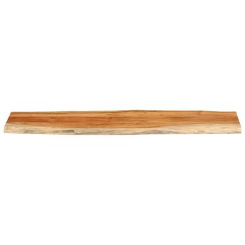 Tischplatte 160x40x3,8cm Rechteckig Massivholz Akazie Baumkante