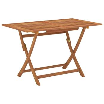ARDEBO.de - Gartentisch Klappbar 120x70x75 cm Massivholz Eukalyptus