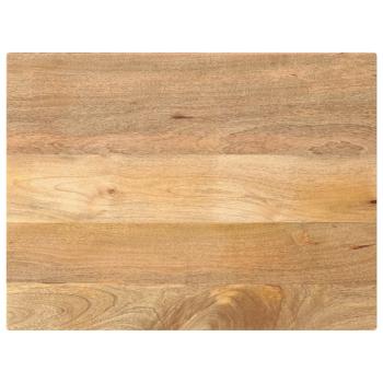 ARDEBO.de - Tischplatte 80x70x3,8 cm Rechteckig Massivholz Mango
