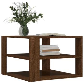 Couchtisch Braun Eichen-Optik 58x58x40 cm Holzwerkstoff