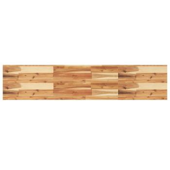 Schweberegal 120x30x4 cm Massivholz Akazie ?lbehandelt
