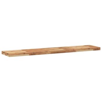 Schweberegal 120x30x4 cm Massivholz Akazie ?lbehandelt