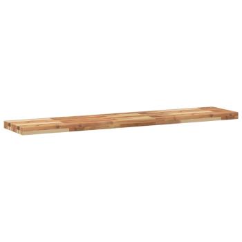 Schweberegal 120x30x4 cm Massivholz Akazie ?lbehandelt