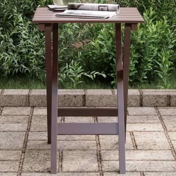 ARDEBO.de - Beistelltisch Klappbar Braun Massivholz Pappel