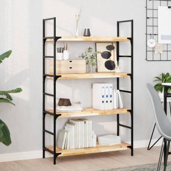 ARDEBO.de - Schweberegal 80x30x4 cm Massivholz Akazie Unbehandelt