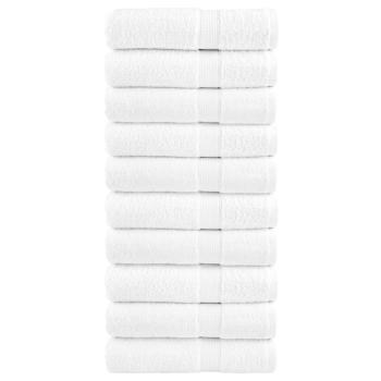 ARDEBO.de - Premium Duschtücher SOLUND 10 Stk. Weiß 70x140 cm 600 g/m²