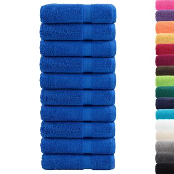 Premium Badetücher SOLUND 10 Stk. Blau 100x150 cm 600 g/m²
