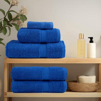 Premium Badetücher SOLUND 10 Stk. Blau 100x150 cm 600 g/m²