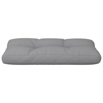 Palettenkissen Grau 80x40x12 cm Stoff
