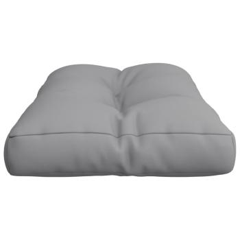 Palettenkissen Grau 80x40x12 cm Stoff