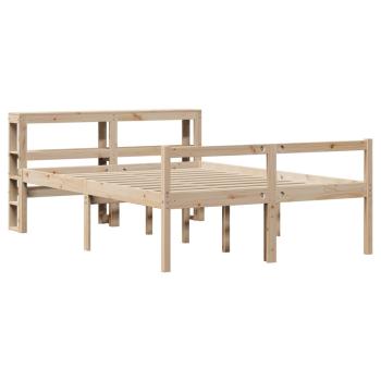 Seniorenbett mit Kopfteil ohne Matratze 140x190 cm