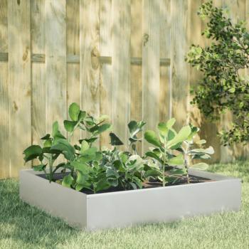 ARDEBO.de - Hochbeet 100x100x33,5 cm Edelstahl