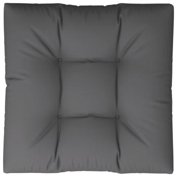 Palettenkissen Anthrazit 70x70x12 cm Stoff