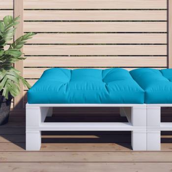 ARDEBO.de - Palettenkissen Blau 80x80x12 cm Stoff